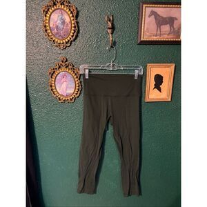 Lululemon Align High-Rise Crop 23" Sz 8 Legacy Green